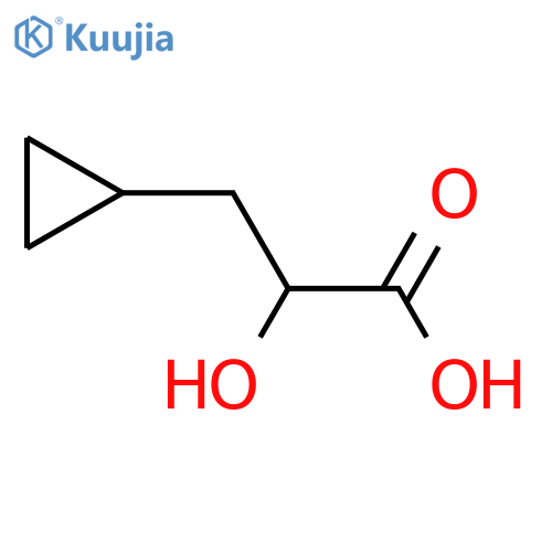 3-cyclopropyl-2-hydroxypropanoic acid structure