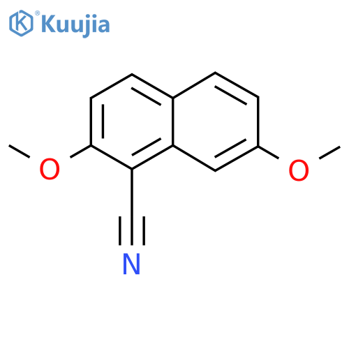 2,7-Dimethoxy-1-naphthonitrile structure