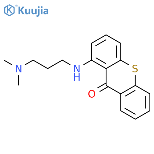 9H-Thioxanthen-9-one, 1-[[3-(dimethylamino)propyl]amino]- structure