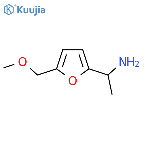 1-5-(methoxymethyl)furan-2-ylethan-1-amine structure