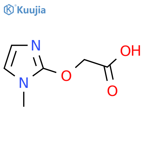 2-(1-methyl-1H-imidazol-2-yl)oxyacetic acid structure