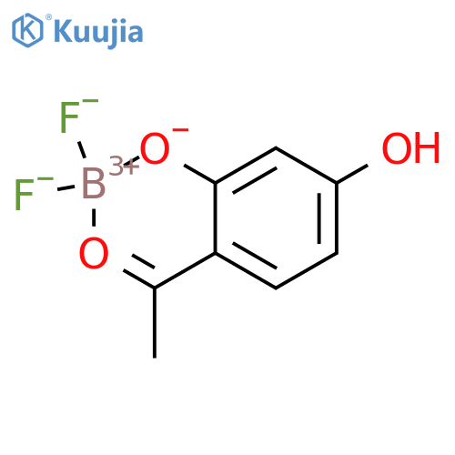 Boron, [1-[2-(hydroxy-κO)-4-hydroxyphenyl]ethanonato-κO]difluoro-, (T-4)- structure
