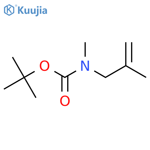 tert-butyl N-methyl-N-(2-methylprop-2-en-1-yl)carbamate structure
