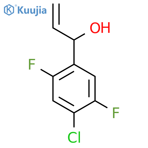 1-(4-chloro-2,5-difluorophenyl)prop-2-en-1-ol structure