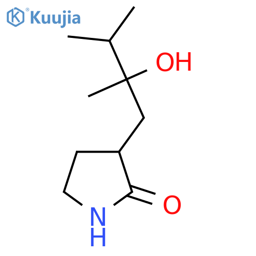 3-(2-Hydroxy-2,3-dimethylbutyl)pyrrolidin-2-one structure
