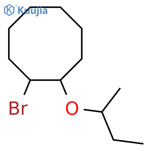 1-Bromo-2-(butan-2-yloxy)cyclooctane structure