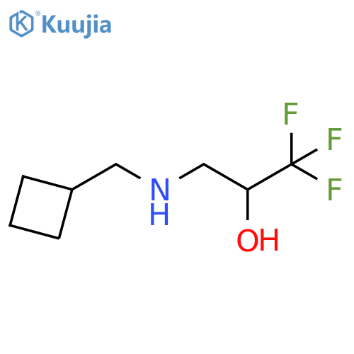 3-cyclobutyl(methyl)amino-1,1,1-trifluoropropan-2-ol structure