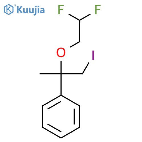 2-(2,2-difluoroethoxy)-1-iodopropan-2-ylbenzene structure