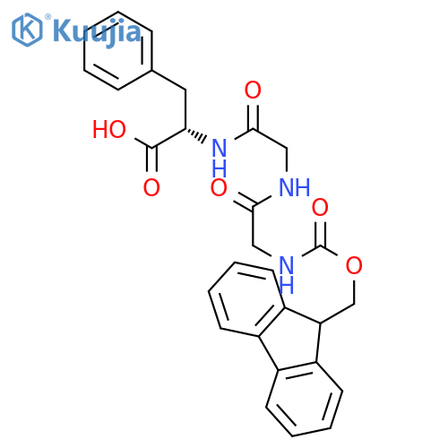 Fmoc-Gly-Gly-Phe-OH structure