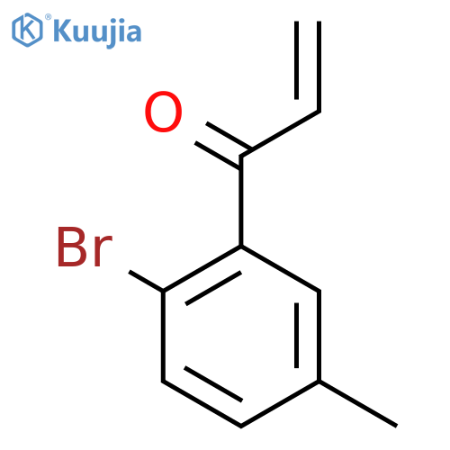 1-(2-bromo-5-methylphenyl)prop-2-en-1-one structure