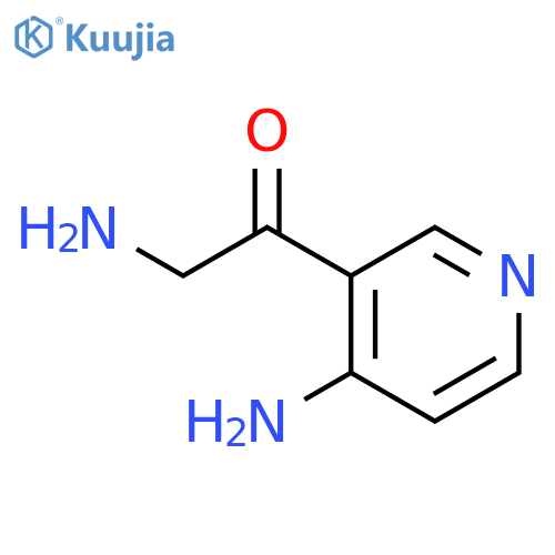 Ethanone, 2-amino-1-(4-amino-3-pyridinyl)- structure