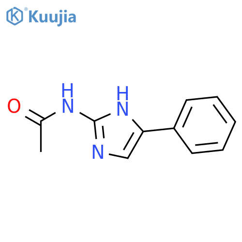 N-(4-phenyl-1H-imidazol-2-yl)acetamide structure