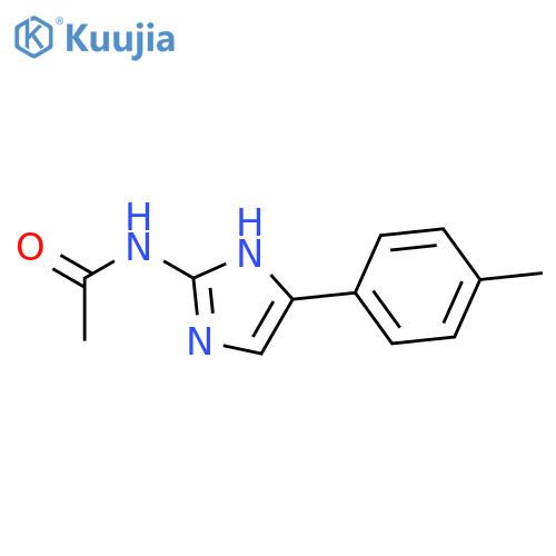 N-4-(4-methylphenyl)-1H-imidazol-2-ylacetamide structure