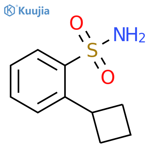 2-cyclobutylbenzene-1-sulfonamide structure