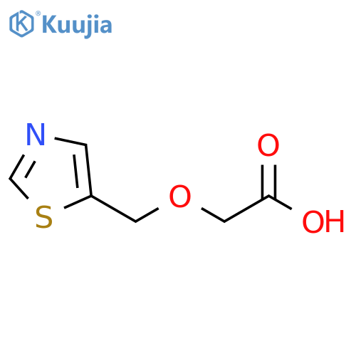 2-(1,3-thiazol-5-yl)methoxyacetic acid structure