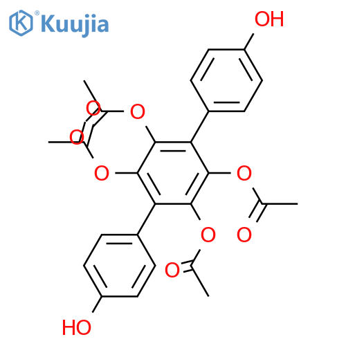 [p-Terphenyl]-2',3',4,4'',5',6'-hexol; 2',3',5',6'-Tetra-Ac structure