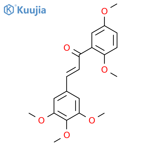 (2E)-1-(2,5-Dimethoxyphenyl)-3-(3,4,5-trimethoxyphenyl)prop-2-en-1-one structure