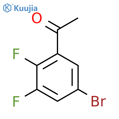 1-(5-Bromo-2,3-difluorophenyl)ethanone structure