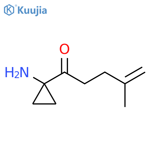 4-Penten-1-one, 1-(1-aminocyclopropyl)-4-methyl- structure