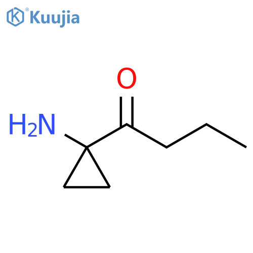 1-Butanone, 1-(1-aminocyclopropyl)- structure