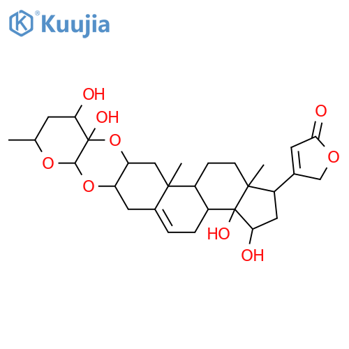 Gomphoside; 15β-Hydroxy, 5,6-didehydro structure