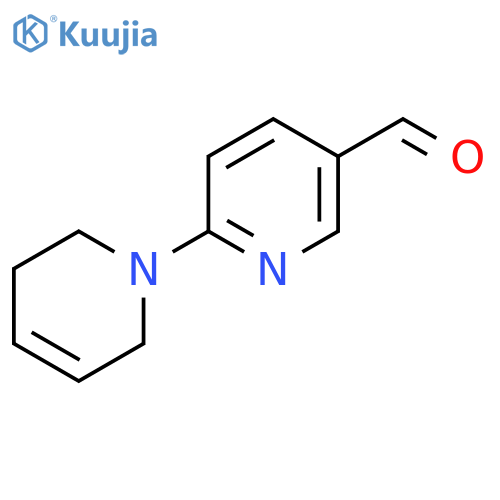 6-(1,2,3,6-Tetrahydropyridin-1-yl)pyridine-3-carbaldehyde structure