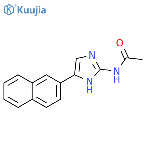Acetamide, N-[4-(2-naphthalenyl)-1H-imidazol-2-yl]- structure