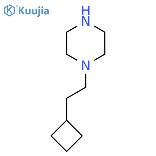 1-(2-cyclobutylethyl)piperazine structure