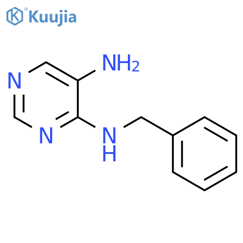 4,5-Pyrimidinediamine,N4-(phenylmethyl)- structure
