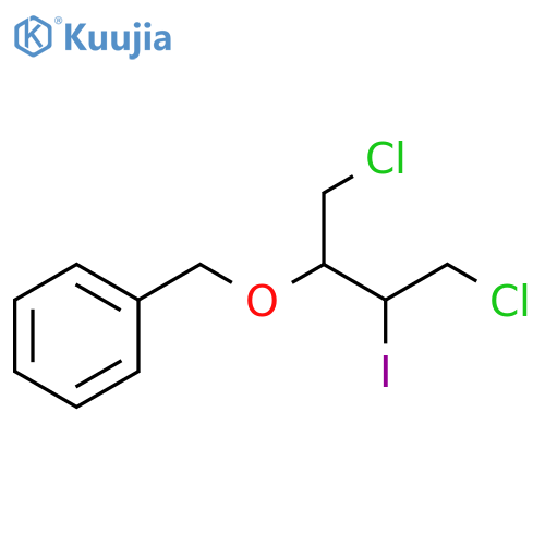 {(1,4-dichloro-3-iodobutan-2-yl)oxymethyl}benzene structure