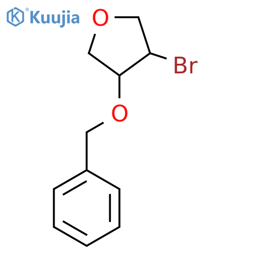 3-(Benzyloxy)-4-bromooxolane structure