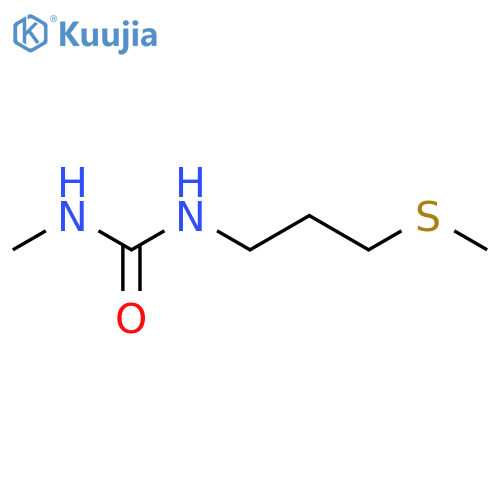 1-Methyl-3-[3-(methylsulfanyl)propyl]urea structure