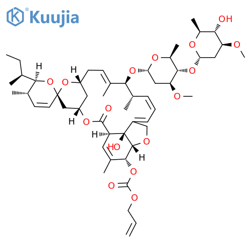 5-O-Demethyl-5-O-(2-propen-1-yloxy)carbonylavermectin A1a (>80%) structure