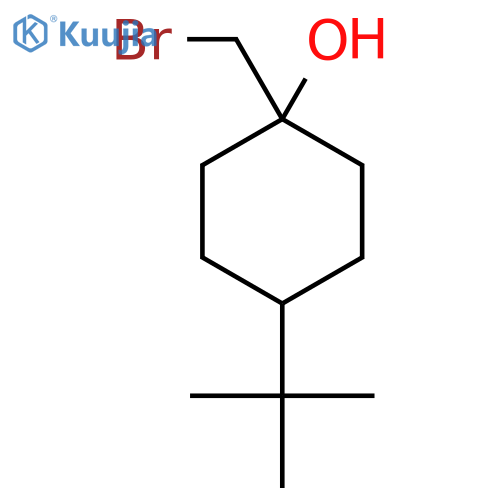 1-(Bromomethyl)-4-tert-butylcyclohexan-1-ol structure