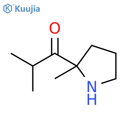 1-Propanone, 2-methyl-1-(2-methyl-2-pyrrolidinyl)- structure