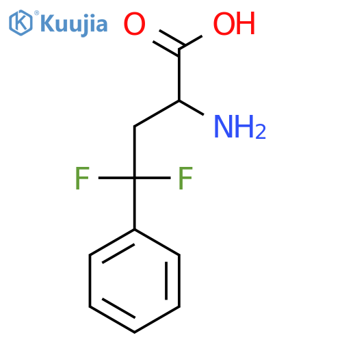 2-Amino-4,4-difluoro-4-phenylbutanoic acid structure