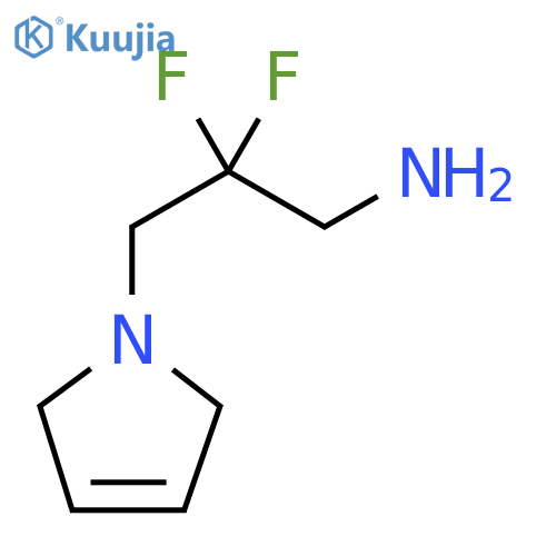 1H-Pyrrole-1-propanamine, β,β-difluoro-2,5-dihydro- structure