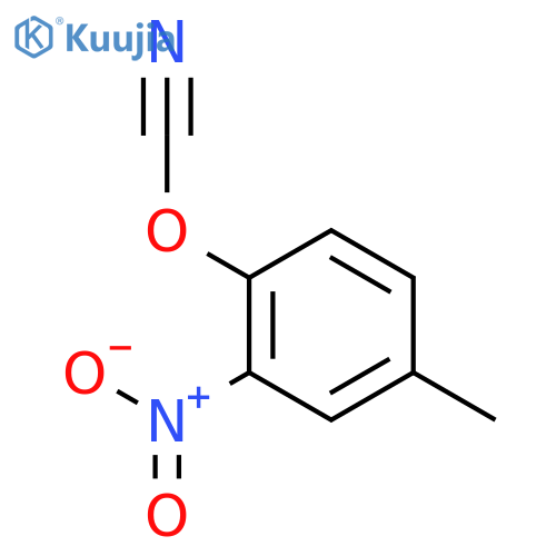 4-Methyl-2-nitrophenyl cyanate structure