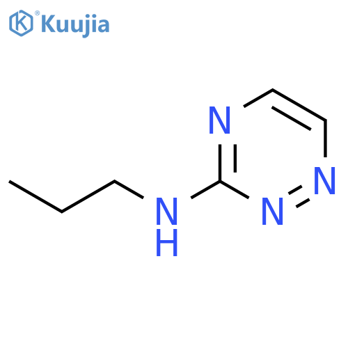 N-Propyl-1,2,4-triazin-3-amine structure