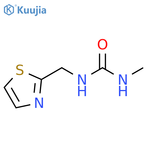 3-methyl-1-(1,3-thiazol-2-yl)methylurea structure