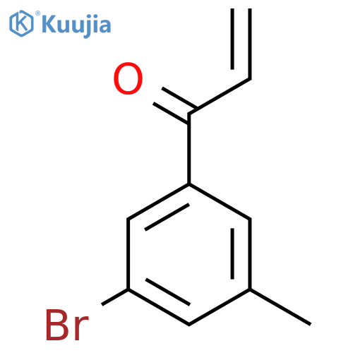 1-(3-bromo-5-methylphenyl)prop-2-en-1-one structure
