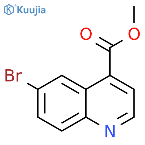 Methyl 6-bromoquinoline-4-carboxylate structure