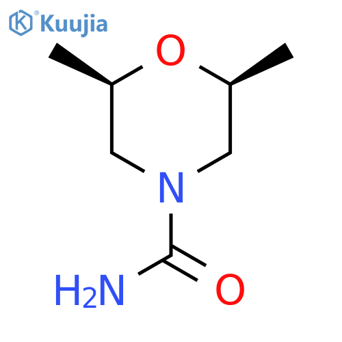 (2R,6S)-2,6-dimethylmorpholine-4-carboxamide, cis structure