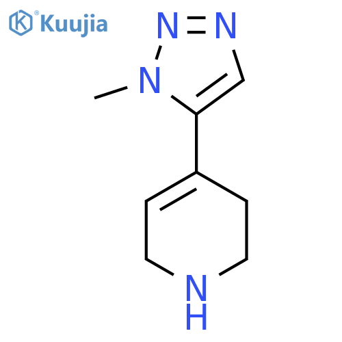 4-(1-methyl-1H-1,2,3-triazol-5-yl)-1,2,3,6-tetrahydropyridine structure