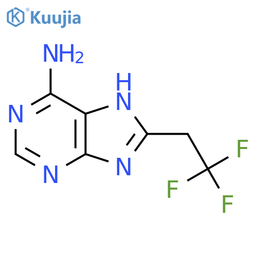8-(2,2,2-Trifluoroethyl)-9H-purin-6-amine structure