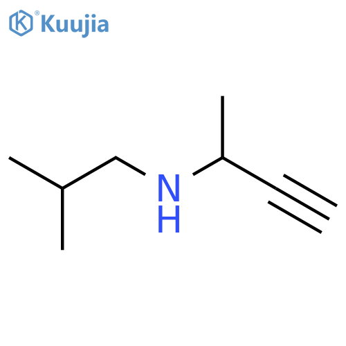 3-Butyn-2-amine, N-(2-methylpropyl)- structure