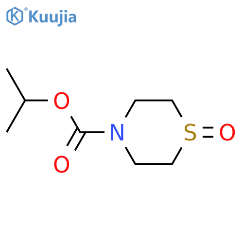 tert-butyl thioMorpholine-4-carboxylate 1-oxide structure