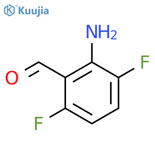 2-Amino-3,6-difluorobenzaldehyde structure