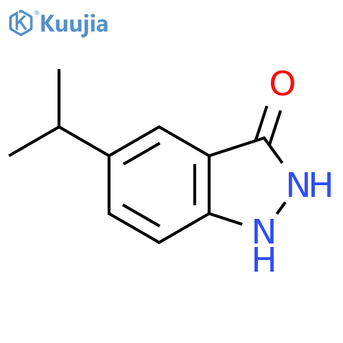 5-(propan-2-yl)-2,3-dihydro-1H-indazol-3-one structure
