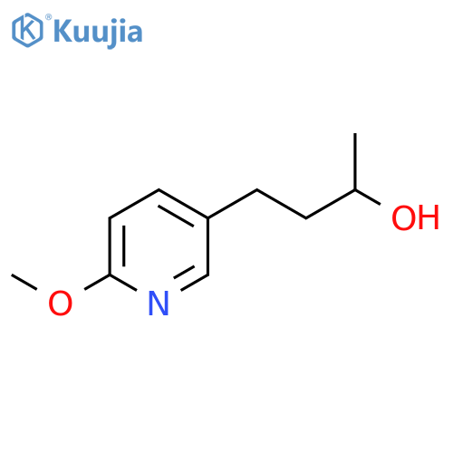 4-(6-methoxypyridin-3-yl)butan-2-ol structure